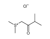 dimethyl(3-methyl-2-oxobutyl)sulfonium chloride Structure