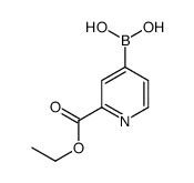 [2-(ETHOXYCARBONYL)PYRIDIN-4-YL]BORONIC ACID Structure