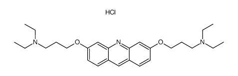 3,6-bis<3-(diethylamino)propoxy>acridine trihydrochloride结构式