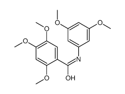 BENZAMIDE, N-(3,5-DIMETHOXYPHENYL)-2,4,5-TRIMETHOXY- Structure