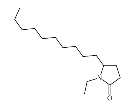 5-decyl-1-ethylpyrrolidin-2-one Structure