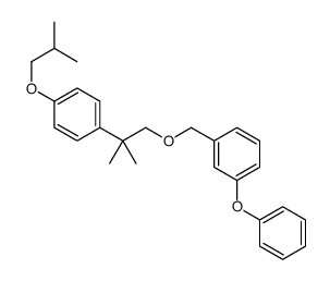 1-[[2-methyl-2-[4-(2-methylpropoxy)phenyl]propoxy]methyl]-3-phenoxybenzene Structure