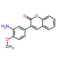3-(3-AMINO-4-METHOXY-PHENYL)-CHROMEN-2-ONE Structure