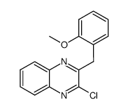 Chloro-2 (o-methoxybenzyl)-3 quinoxaline结构式