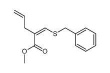 methyl (Z)-2-((benzylthio)methylene)pent-4-enoate结构式