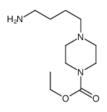 4-(4-氨基丁基)哌嗪-1-羧酸乙酯结构式