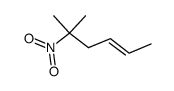 5-methyl-5-nitrohex-2-ene结构式