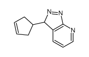 3-cyclopent-3-en-1-yl-3H-pyrazolo[3,4-b]pyridine Structure