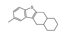 2-methyl-6,6a,7,8,9,10,10a,11-octahydrobenzo[b]naphtho[2,3-d]thiophene结构式