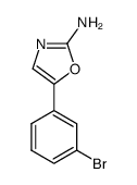 5-(3-bromophenyl)-oxazol-2-ylamine结构式