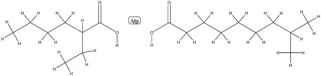 (2-ethylhexanoato-O)(isodecanoato-O)copper Structure