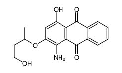 1-amino-4-hydroxy-2-(3-hydroxy-1-methylpropoxy)anthraquinone结构式