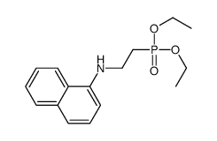 diethyl [2-(1-naphthylamino)ethyl]phosphonate结构式