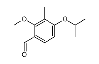 4-isopropoxy-2-methoxy-3-methylbenzaldehyde Structure