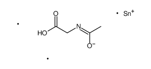 trimethylstannyl 2-acetamidoacetate结构式