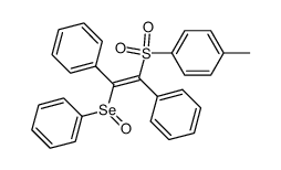 (E)-(1-(phenylseleninyl)-2-tosylethene-1,2-diyl)dibenzene Structure