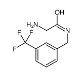 2-amino-N-[3-(trifluoromethyl)benzyl]acetamide结构式