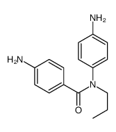 4-amino-N-(4-aminophenyl)-N-propylbenzamide结构式