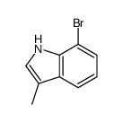 7-Bromo-3-methyl-1H-indole structure