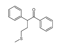 (+)-4-methylsulfanyl-1.2-diphenyl-butanone-(1) Structure