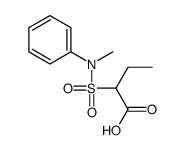 2-[methyl(phenyl)sulfamoyl]butanoic acid结构式