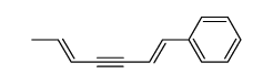 (E,E)-1-phenyl-1,5-heptadien-3-yne结构式