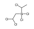 dichloro-(1-chloroethyl)-(2,2-dichloroethyl)silane结构式