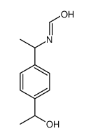 N-[1-[4-(1-hydroxyethyl)phenyl]ethyl]formamide Structure