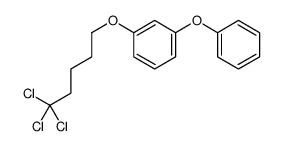 1-phenoxy-3-(5,5,5-trichloropentoxy)benzene Structure