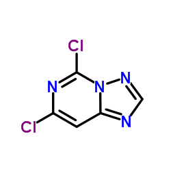 5,7-dichloro-[1,2,4]triazolo[1,5-c]pyrimidine Structure