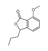 7-methoxy-3-propyl-3H-2-benzofuran-1-one结构式