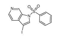 1-benzenesulfonyl-3-iodo-1H-pyrrolo[2,3-c]pyridine Structure