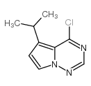 4-CHLORO-5-ISOPROPYLPYRROLO[2,1-F][1,2,4]TRIAZINE structure