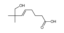 8-hydroxy-7,7-dimethyloct-5-enoic acid Structure