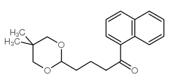 4-(5,5-DIMETHYL-1,3-DIOXAN-2-YL)-1'-BUTYRONAPHTHONE Structure