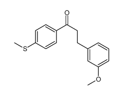 3-(3-METHOXYPHENYL)-4'-THIOMETHYLPROPIOPHENONE结构式