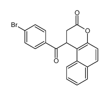 1-(4-bromobenzoyl)-1,2-dihydrobenzo[f]chromen-3-one Structure