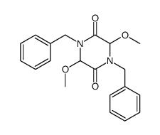 1,4-dibenzyl-3,6-dimethoxypiperazine-2,5-dione Structure