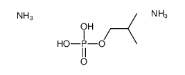 Phosphoric acid, 2-methylpropyl ester, ammonium salt结构式