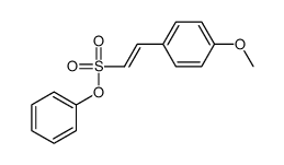 phenyl 2-(4-methoxyphenyl)ethenesulfonate Structure