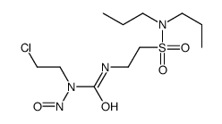 1-(2-chloroethyl)-3-[2-(dipropylsulfamoyl)ethyl]-1-nitrosourea Structure
