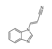 2-Propenenitrile,3-(1H-benzimidazol-1-yl)-,(E)-(9CI)结构式