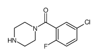 Methanone, (5-chloro-2-fluorophenyl)-1-piperazinyl结构式