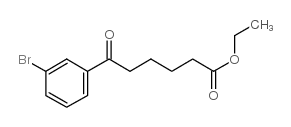 ethyl 6-(3-bromophenyl)-6-oxohexanoate结构式