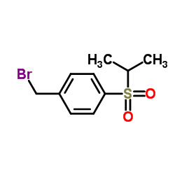 1-(Bromomethyl)-4-(isopropylsulfonyl)benzene结构式