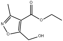 Ethyl 5-hydroxymethyl-3-methylisoxazole-4-carboxylate structure