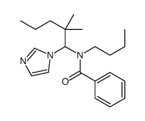 N-butyl-N-(1-imidazol-1-yl-2,2-dimethylpentyl)benzamide Structure