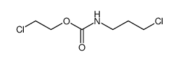 (3-chloro-propyl)-carbamic acid-(2-chloro-ethyl ester)结构式