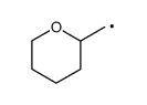 (tetrahydropyran-2-yl)methyl radical结构式