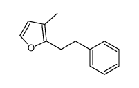 3-methyl-2-(2-phenylethyl)furan Structure